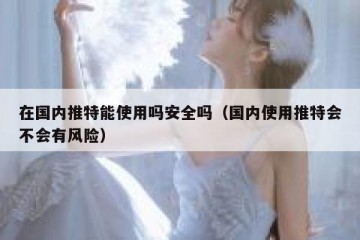 在国内推特能使用吗安全吗（国内使用推特会不会有风险）