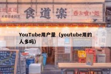 YouTube用户量（youtube用的人多吗）