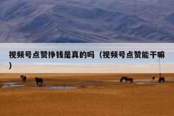 视频号点赞挣钱是真的吗（视频号点赞能干嘛）