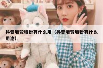 抖音增赞增粉有什么用（抖音增赞增粉有什么用途）