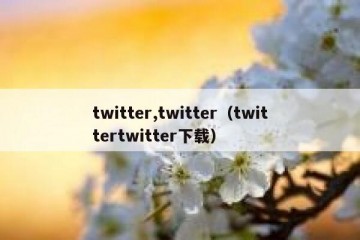 twitter,twitter（twittertwitter下载）