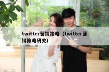 twitter营销策略（twitter营销策略研究）