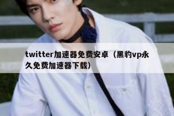 twitter加速器免费安卓（黑豹vp永久免费加速器下载）