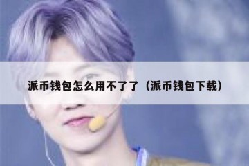 派币钱包怎么用不了了（派币钱包下载）