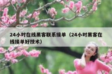 24小时在线黑客联系接单（24小时黑客在线接单好技术）