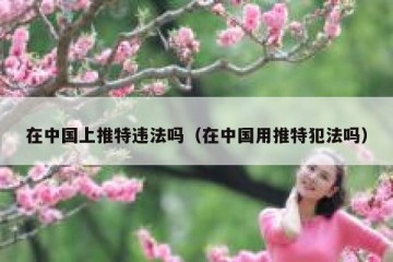 在中国上推特违法吗（在中国用推特犯法吗）