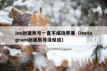 ins创建账号一直不成功苹果（instagram创建账号没反应）