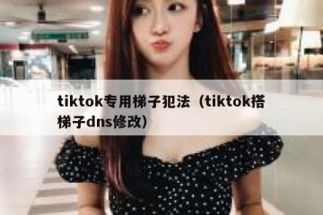 tiktok专用梯子犯法（tiktok搭梯子dns修改）