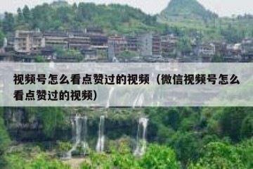 视频号怎么看点赞过的视频（微信视频号怎么看点赞过的视频）