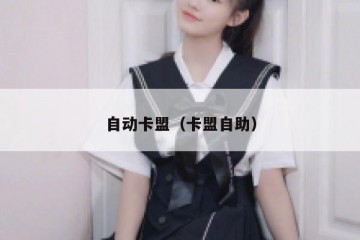 自动卡盟（卡盟自助）