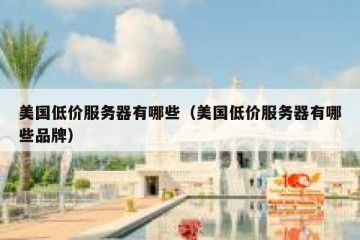 美国低价服务器有哪些（美国低价服务器有哪些品牌）