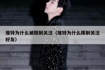 推特为什么被限制关注（推特为什么限制关注好友）