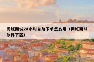 网红商城24小时自助下单怎么用（网红商城软件下载）