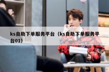 ks自助下单服务平台（ks自助下单服务平台01）