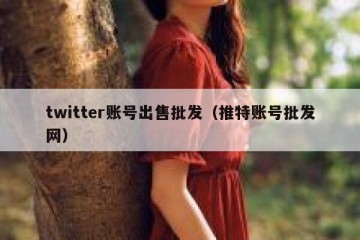 twitter账号出售批发（推特账号批发网）
