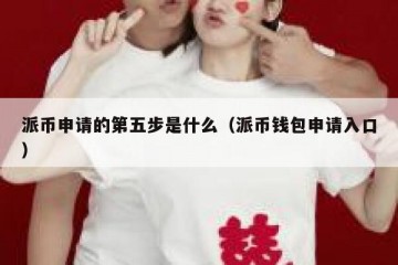 派币申请的第五步是什么（派币钱包申请入口）