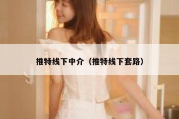推特线下中介（推特线下套路）