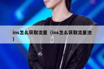 ins怎么获取流量（ins怎么获取流量池）