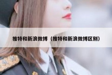 推特和新浪微博（推特和新浪微博区别）