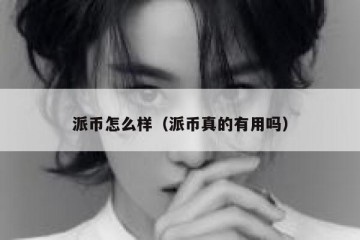 派币怎么样（派币真的有用吗）