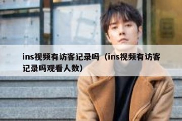 ins视频有访客记录吗（ins视频有访客记录吗观看人数）