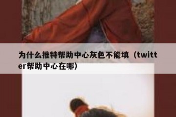 为什么推特帮助中心灰色不能填（twitter帮助中心在哪）
