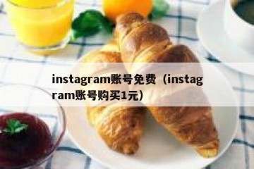 instagram账号免费（instagram账号购买1元）