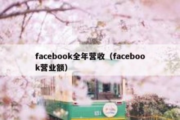 facebook全年营收（facebook营业额）