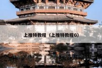 上推特教程（上推特教程G）