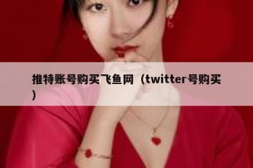 推特账号购买飞鱼网（twitter号购买）