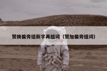 赞换偏旁组新字再组词（赞加偏旁组词）