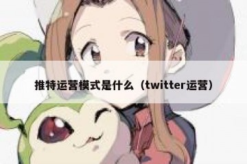 推特运营模式是什么（twitter运营）