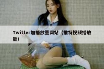 Twitter加播放量网站（推特视频播放量）