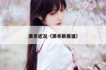 派币近况（派币新报道）