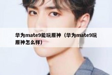 华为mate9能玩原神（华为mate9玩原神怎么样）