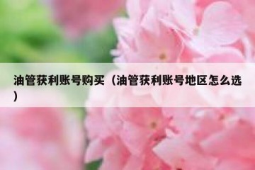 油管获利账号购买（油管获利账号地区怎么选）