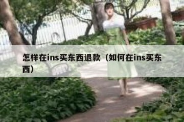 怎样在ins买东西退款（如何在ins买东西）