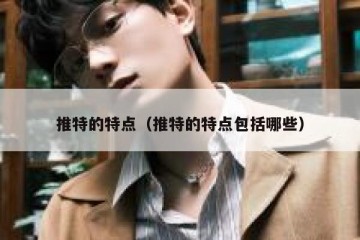 推特的特点（推特的特点包括哪些）