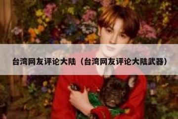 台湾网友评论大陆（台湾网友评论大陆武器）