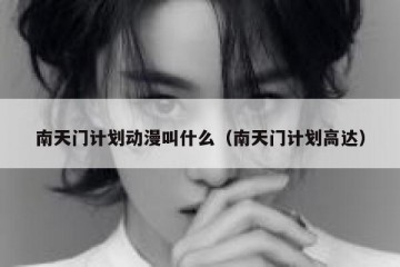南天门计划动漫叫什么（南天门计划高达）