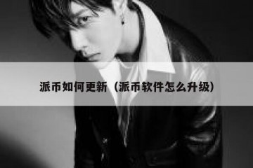 派币如何更新（派币软件怎么升级）