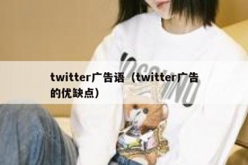 twitter广告语（twitter广告的优缺点）