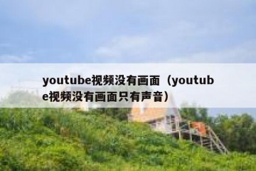 youtube视频没有画面（youtube视频没有画面只有声音）
