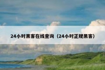 24小时黑客在线查询（24小时正规黑客）