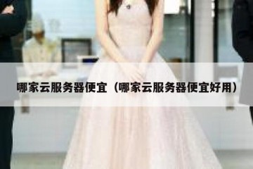 哪家云服务器便宜（哪家云服务器便宜好用）