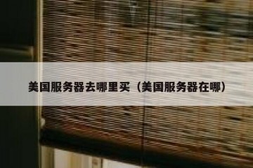 美国服务器去哪里买（美国服务器在哪）