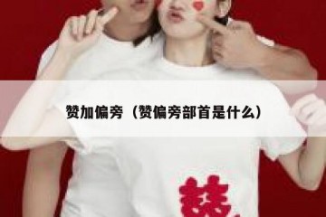 赞加偏旁（赞偏旁部首是什么）