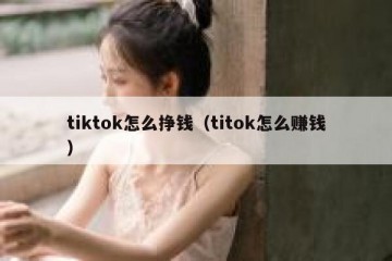 tiktok怎么挣钱（titok怎么赚钱）