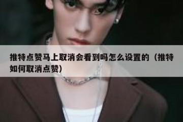推特点赞马上取消会看到吗怎么设置的（推特如何取消点赞）