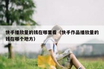 快手播放量的钱在哪里看（快手作品播放量的钱在哪个地方）